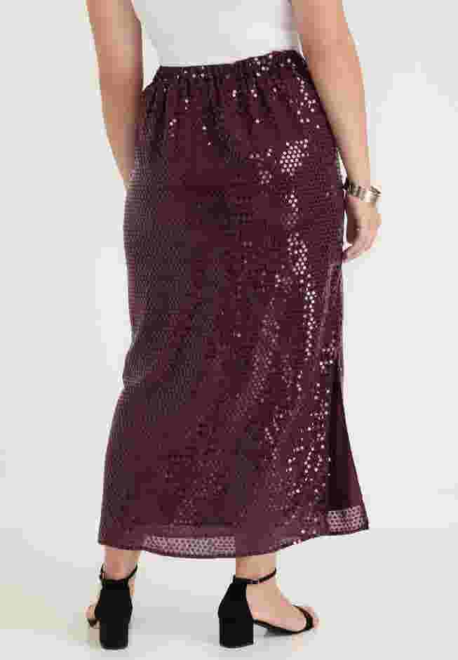 Sequined Midi Skirt image number 1