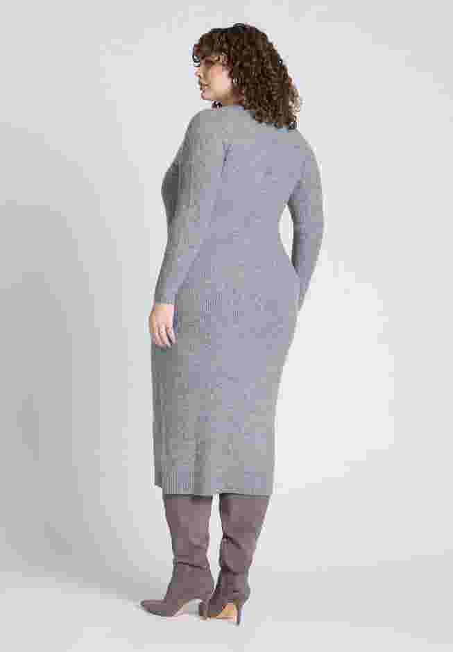 Sweater Dress With Buttons image number 1