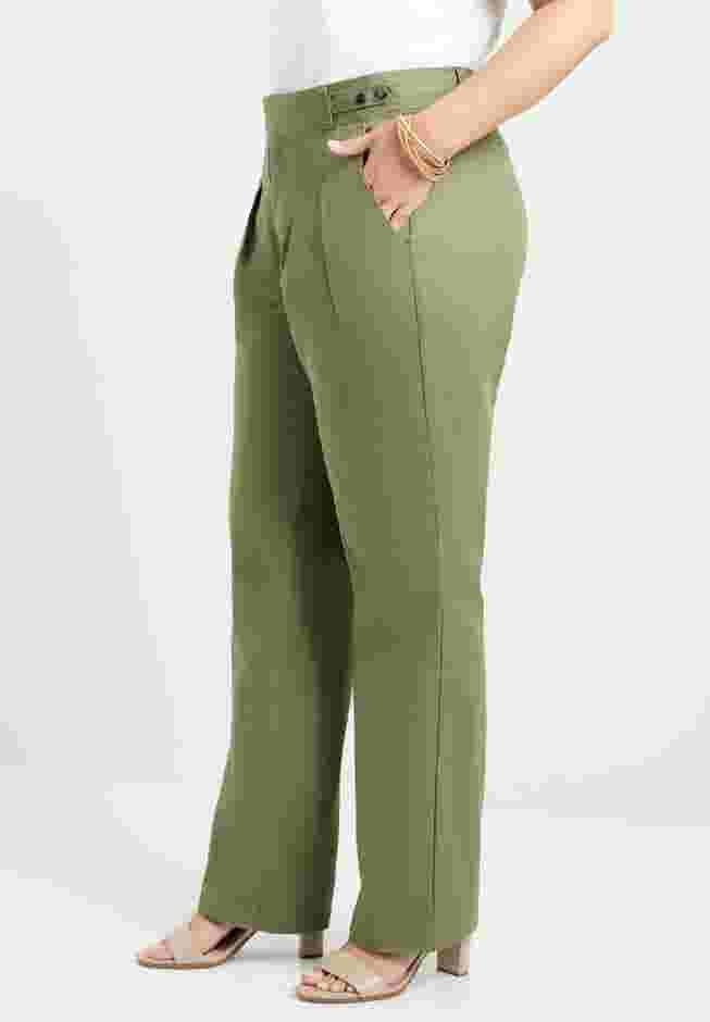 Straight-Leg Pleated Trousers image number 2