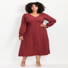 Allure V-Neckline Dress image number null