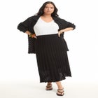 Pleated Midi Skirt image number null