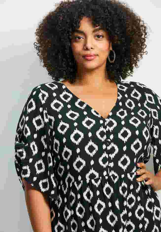 Ivy Tiered Button Front Dress image number 3