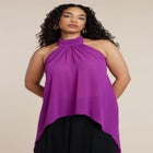 High-Low Halter Top image number null