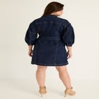 Denim Shirtdress image number null