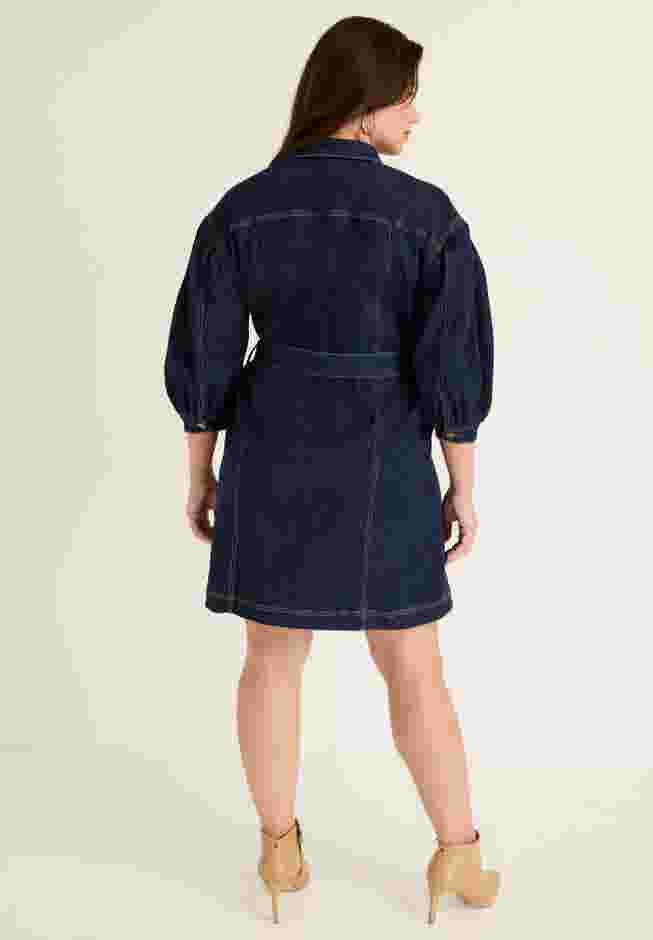 Denim Shirtdress image number 1
