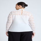 Bow Bodice Lace Top image number null