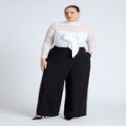 Bow Bodice Lace Top image number null