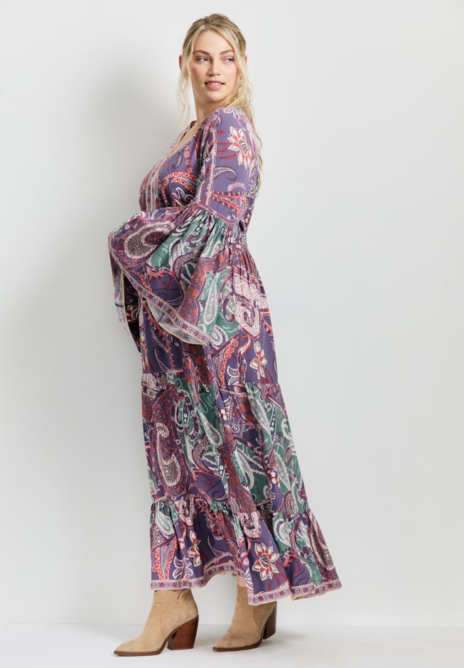 Arlo Bell Sleeve Maxi Dress image number 2