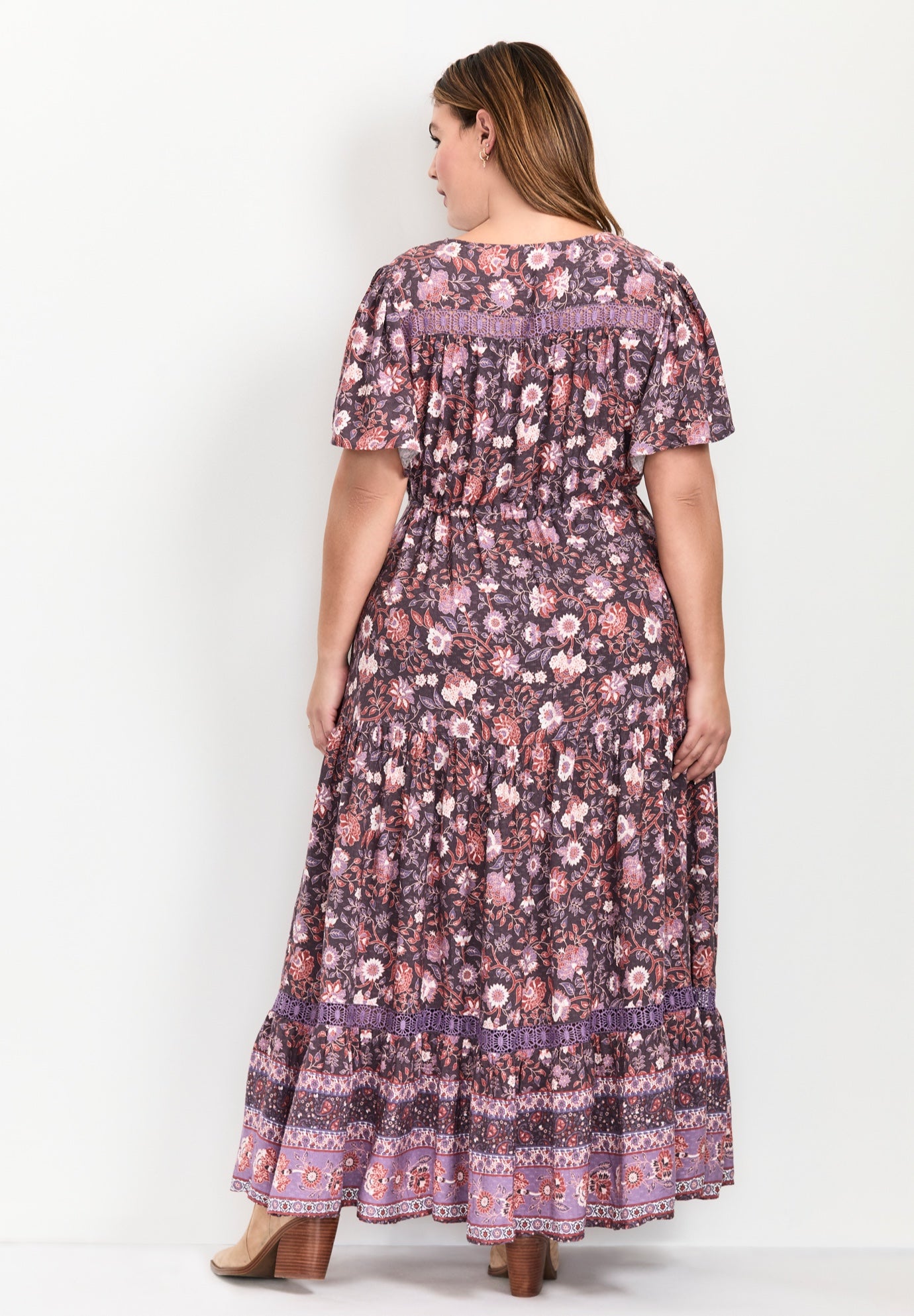Emmy Placement Print Maxi Dress image number 1
