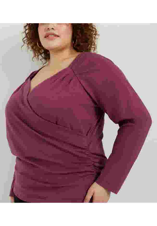 Faux Wrap Top image number 3
