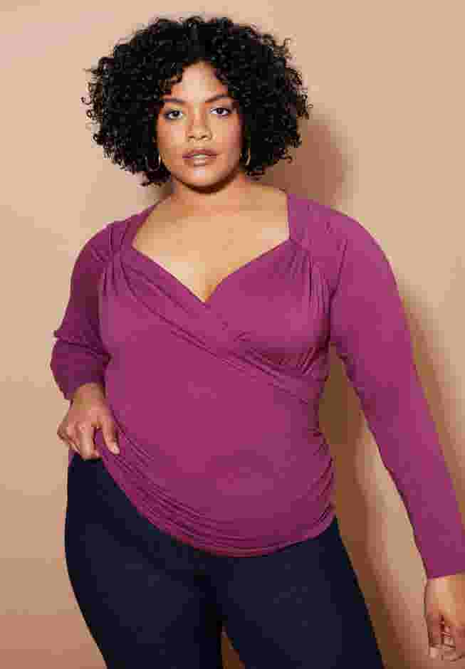 Faux Wrap Top image number 0
