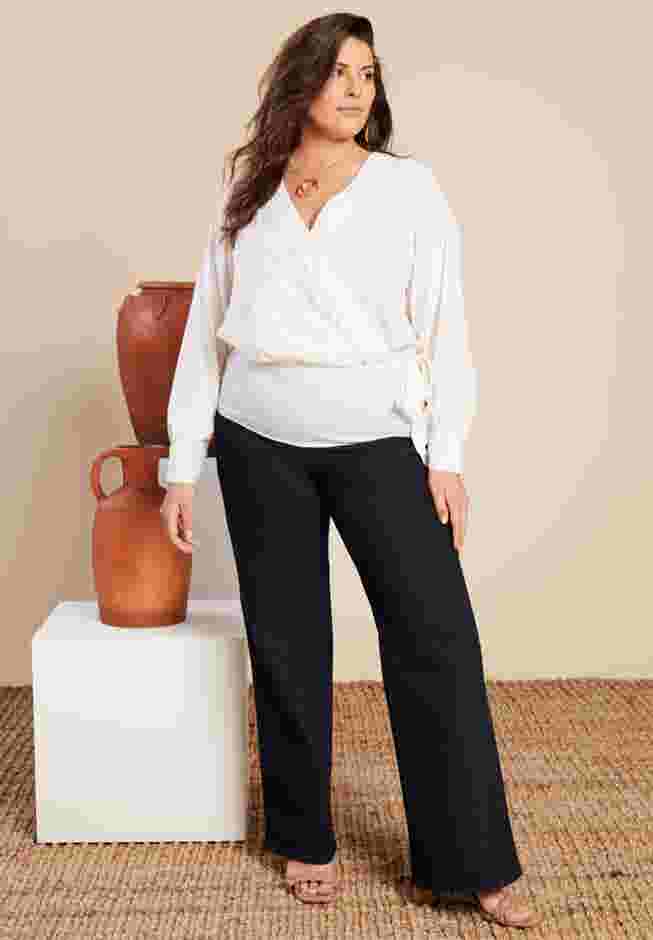 Faux Wrap Blouse image number 0