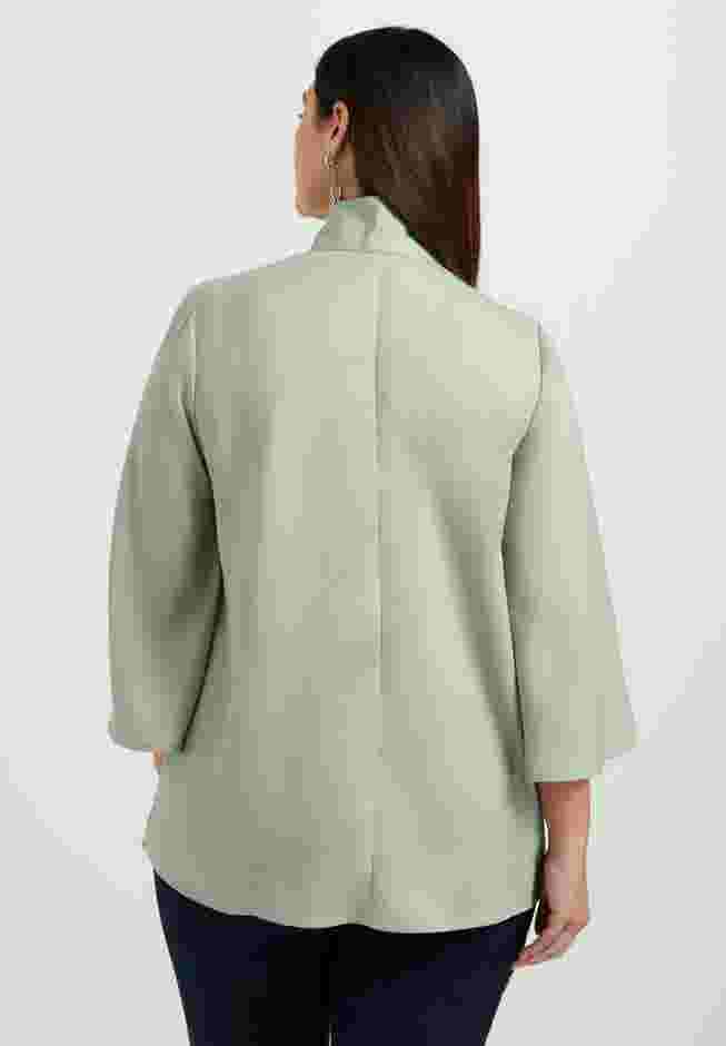 Mock Tie Neck Blouse image number 1