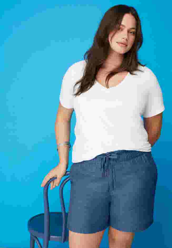 Denim Bermuda Shorts image number 0