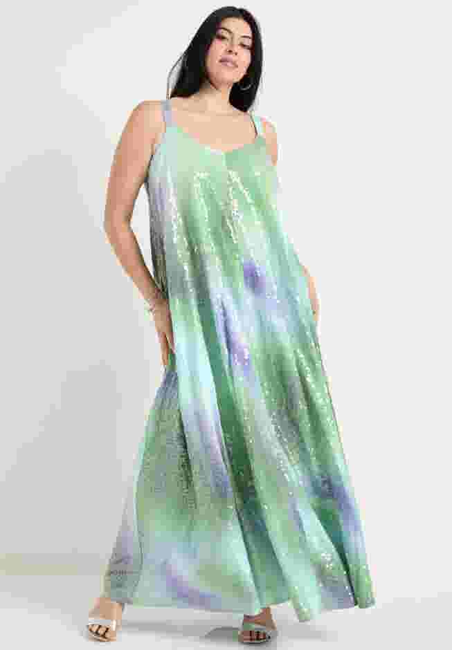 Sequin Swing Maxi Dress image number 0