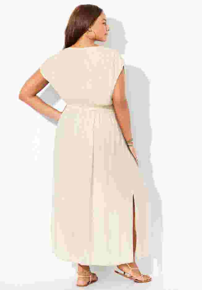 Surplice Maxi Cover Up Dress image number 1