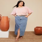 Raglan Puff-Sleeve Sweater image number null