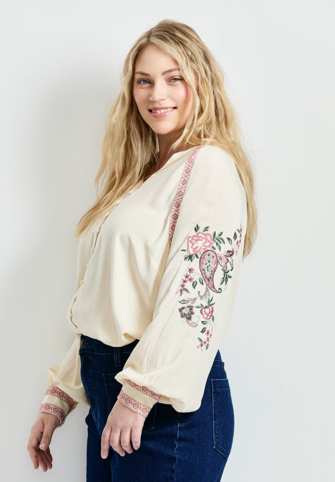 Chloe Embroidered Blouse image number 2