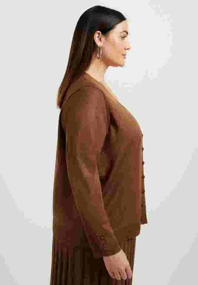Button-Sleeve Cardigan image number 2