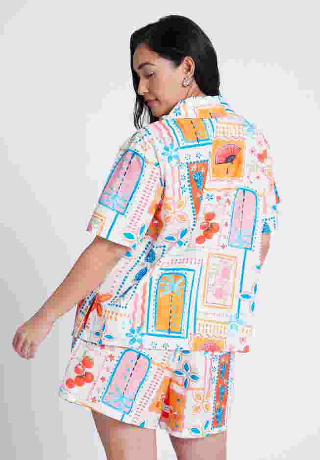 Relaxed Short Sleeve Button Down image number 1