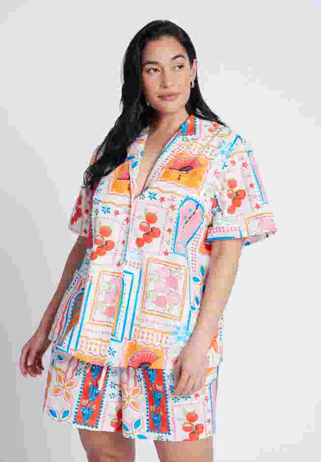 Relaxed Short Sleeve Button Down image number 0