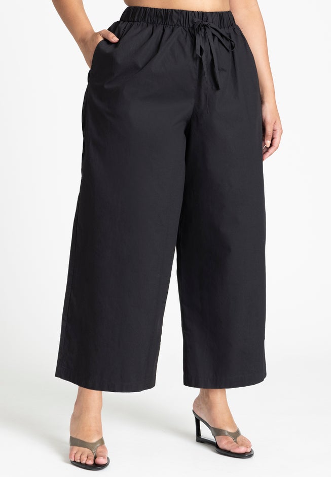 Drawstring Straight Leg Pant image number 2