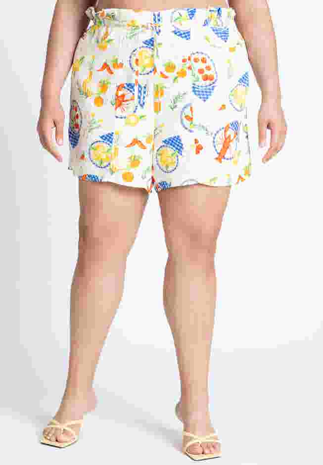 Front Tie Paperbag Short image number 1