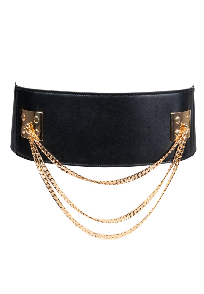 Wide Waist Chain Belt image number 2