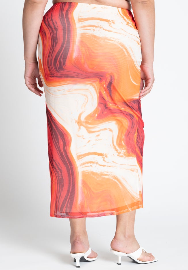 Mesh Column Skirt image number null