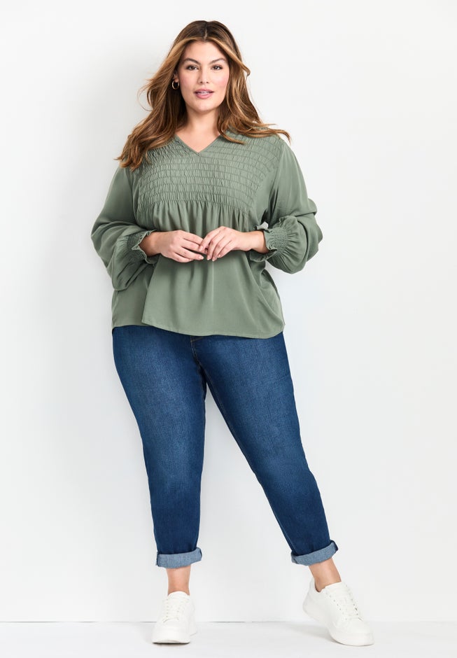 Marcie Shirred Detail Blouse image number 4