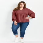 Marcie Shirred Detail Blouse image number null