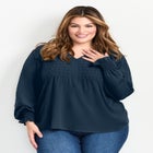 Marcie Shirred Detail Blouse image number null