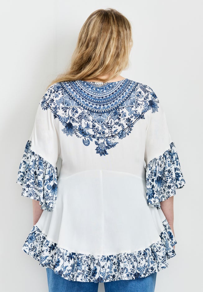 Frankie Frill Detail Tunic image number 1