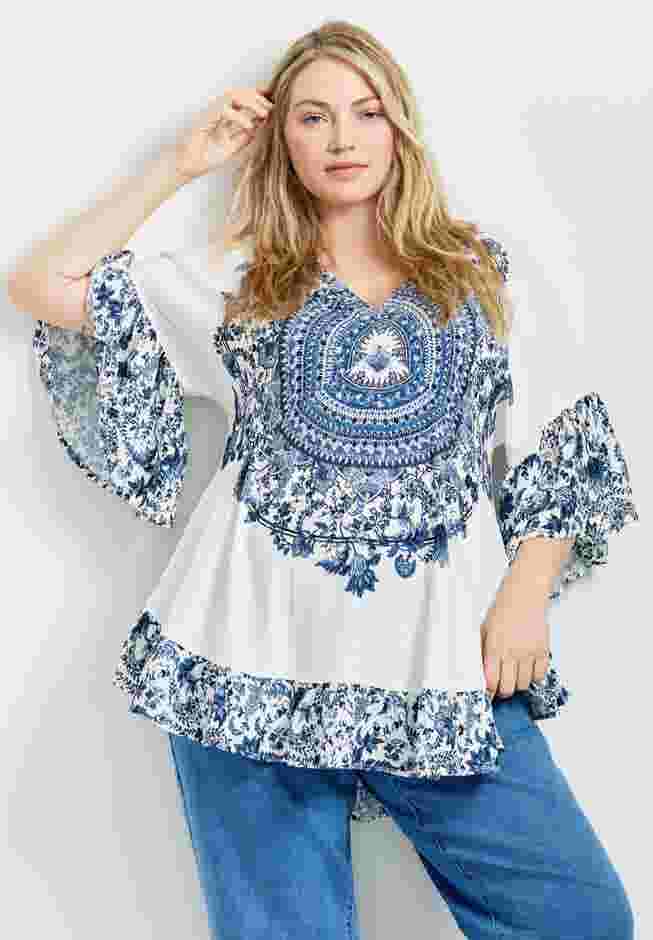 Frankie Frill Detail Tunic image number 0