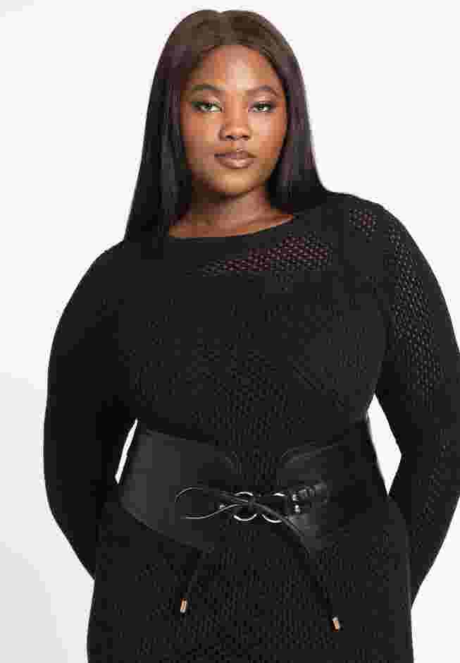 Tie Front Corset Belt image number 0