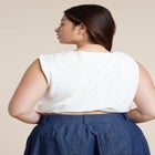 Twist Drape Bubble Tee image number null