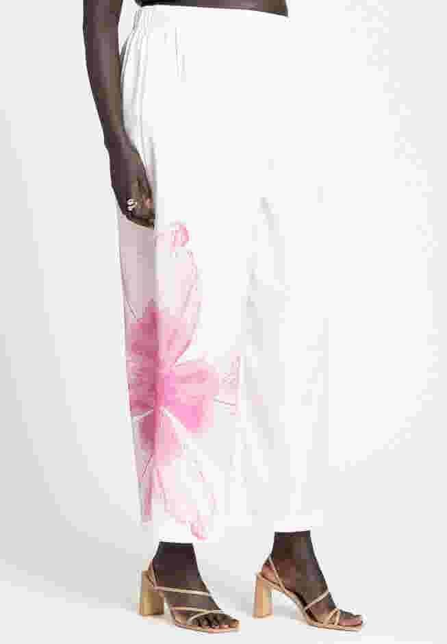 Pull On Printed Wide Leg Pant image number 1
