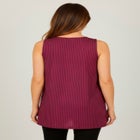 Stretch Knit Tunic Tank image number null