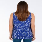 Stretch Knit Tunic Tank image number null