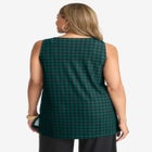 Stretch Knit Tunic Tank image number null