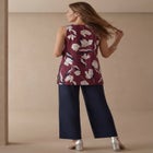 Stretch Knit Tunic Tank image number null