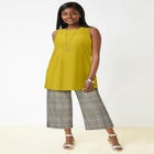 Stretch Knit Tunic Tank image number null