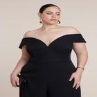 Off The Shoulder Structured Jumpsuit image number 2