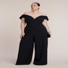 Off The Shoulder Structured Jumpsuit image number 0