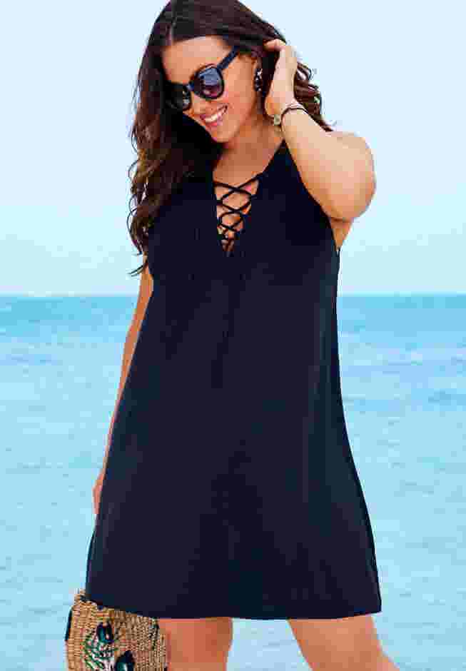 Fiona V-Neck Cover Up Dress image number 0