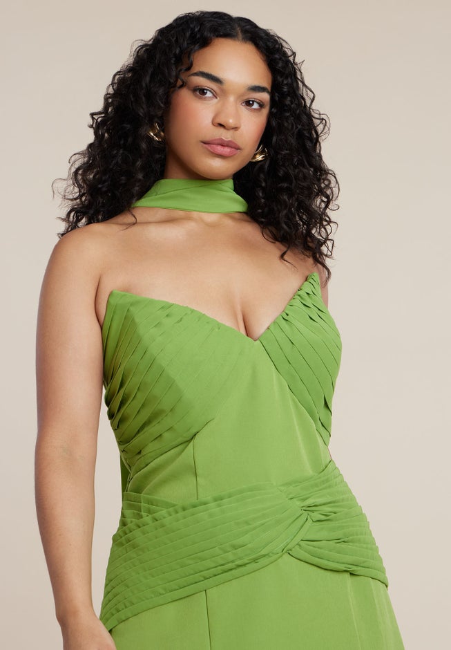 Train Detail Strapless Gown image number 2