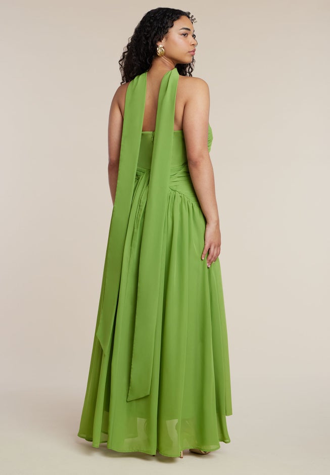  Train Detail Strapless Gown image number 3