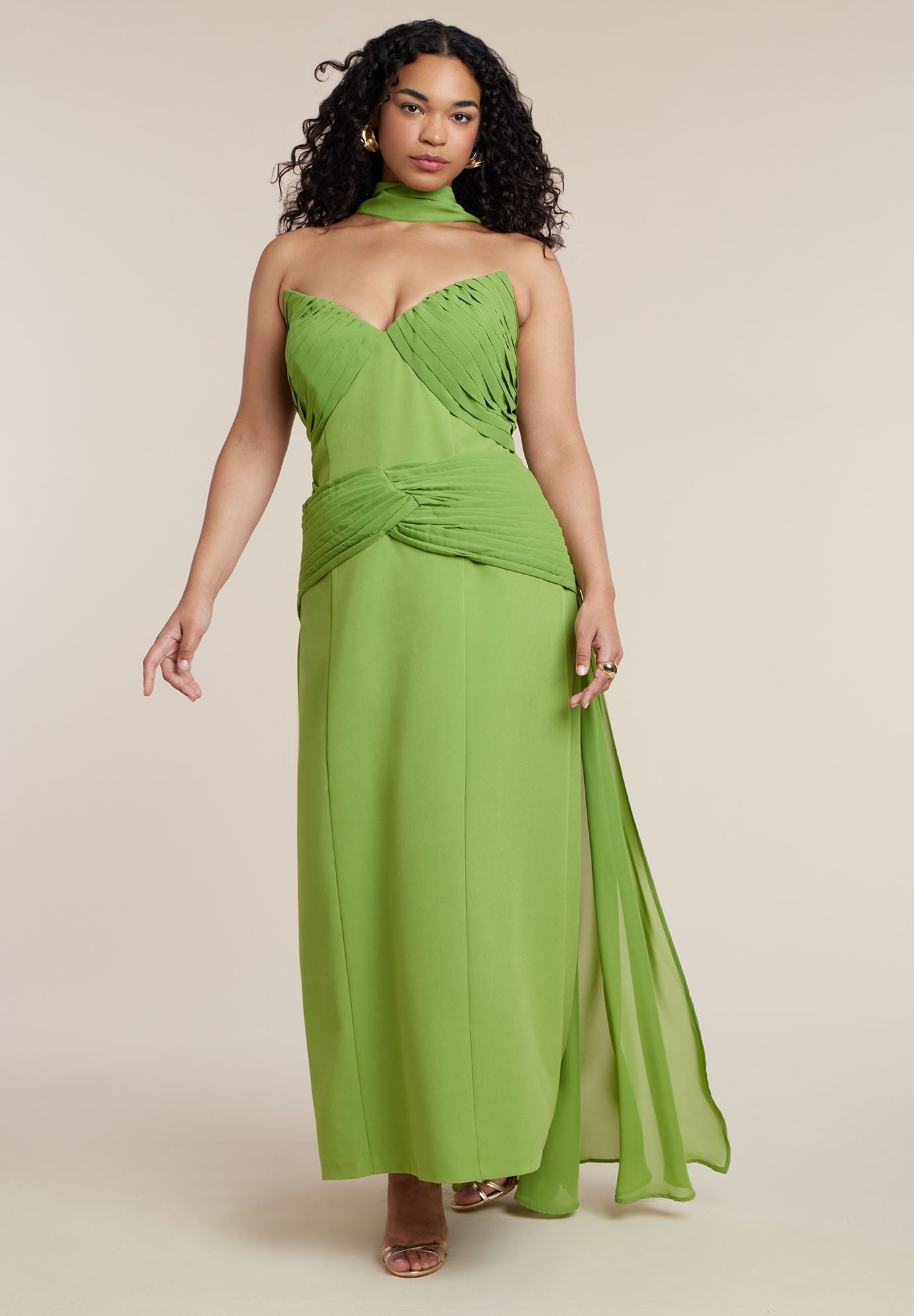  Train Detail Strapless Gown image number 0