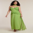  Train Detail Strapless Gown image number null