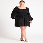 Mini Fit And Flare Dress image number null